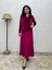 Bordo Kadife Bluz 1