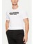 Erkek Beyaz Logolu T-Shirt 2