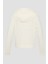 Kadın Bej 4g Logolu Kapşonlu Sweatshirt 2