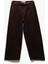 Düğmeli Kesik Geniş Paça Kemerli Pantolon - Wide Leg Jeans 1