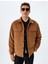 Slim Fit Ceket Fitilli Kadife Gömlek Yaka Kapaklı Cep Detaylı Pamuklu 3