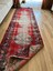 88 x 336 cm Antika Yolluk, Vintage Uzun Koridor Halısı, Kırmızı El Dokuma Anadolu Yolluk 1