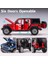 1:32 Jeep Wrangler Sahara Döküm Oyuncak Araba Modeli Suv Minyatür Filibir Kapılar Açık (Yurt Dışından) 3