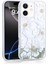 Apple iPhone 11 Uyumlu Kılıf Sıvılı Simli Baskılı Şeffaf Arka Yüzey Mossa Silikon Kapak-Gri 1
