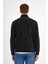 Siyah Polar Sweatshirt Erkek Dik Yaka 3