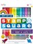 Klasik Renkler Ooly Stamp-A-Square Çift Uçlu 12’li Keçeli Kalem 1