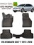 Newdeco Volkswagen Golf 7 2012-2019 Için 5,5d Carbon Style Havuzlu Paspas - Tpe Malzeme 1