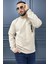 Bisiklet Yaka Cep Fermuar Detaylı Double Face Erkek Sweatshirt 2