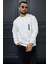 Bisiklet Yaka Cep Fermuar Detaylı Double Face Erkek Sweatshirt 1