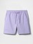 Erkek Mor Stretch Twill Şort 2
