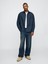 Erkek Lacivert Ultrasoft Baggy Carpenter Jean Pantolon 1