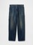 Erkek Lacivert Ultrasoft Baggy Carpenter Jean Pantolon 3