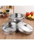 22CM Kapak Stili Yuvarlak Paslanmaz Çelik Dumpling Buharlığı Yemek Buhar Izgarası ile Sap Kapağı Pilav Tenceresi Mutfak Pişirme Aksesuarları (Yurt Dışından) 3