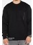 Bisiklet Yaka Cep Fermuar Detaylı Double Face Erkek Sweatshirt 4