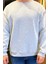 Erkek Bisiklet Yaka Oversize Şardonlu Üç Iplik Sweatshirt 4