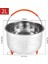 6l Tarzı 1.l Instant Cooker Için Silikon Kaplı Kolu Olan Mat Olmadan 304 Paslanmaz Çelik Buhar Sepeti Tencere Aksesuarları (Yurt Dışından) 4