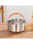6l Tarzı 1.l Instant Cooker Için Silikon Kaplı Kolu Olan Mat Olmadan 304 Paslanmaz Çelik Buhar Sepeti Tencere Aksesuarları (Yurt Dışından) 5