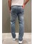 Erkek Likralı Jean Kot Pantolon 4