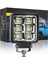 192W 12-24 Volt Kare Spot Far Oto Çalışma Lambası Atv Kamyon Tır Traktör Offroad 2