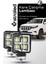 2ADET 144W 12-24 Volt Kare Spot Far Oto Çalışma Lambası Atv Kamyon Tır Traktör Offroad 1