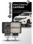 120W 12-24 Volt Kare Sis Farı Drl Turuncu Oto Çalışma Lambası Atv Kamyon Tır Traktör Offroad 1