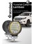 72W 12-24 Volt Yuvarlak Angel Spot Far Oto Çalışma Lambası Atv Kamyon Tır Traktör Offroad 1