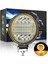 72W 12-24 Volt Yuvarlak Angel Spot Far Oto Çalışma Lambası Atv Kamyon Tır Traktör Offroad 2