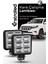 2 Adet 192W 12-24 Volt Kare Spot Far Oto Çalışma Lambası Atv Kamyon Tır Traktör Offroad 1