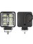 2 Adet 192W 12-24 Volt Kare Spot Far Oto Çalışma Lambası Atv Kamyon Tır Traktör Offroad 3