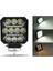 Oto Çalışma Lambası 4 Inç 12-24V Drl Sarı 2 Mod Flash Traktör Tır Kamyon Tekne Projektör Sis Farı 2