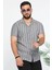 Slim Fit Çizgili Keten Gömlek 1