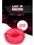 Araç Içi Kırmızı Neon Ledi Ip LED Torpido Ledi 2 Metre Neon LED 1