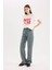 90's Wide Leg Yüksek Bel Uzun Jean Yıkamalı Pantolon D6617AX25SP 4