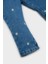 Kız Bebek Çiçekli Geniş Paça Jean Pantolon D9440A525SP 3