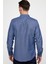Slim Fit Spor Mavi Erkek Gömlek 4
