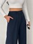 Kadın Beli Lastikli Bol Paça Pantolon 4