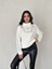 Kadın Yarım Fermuarlı Oversize Sweatshirt Mb- 1