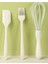 3'lü Silikon Pasta Tatlı Yapma Seti Çırpıcı- Fırça-Spatula 1
