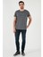 Baskılı Bisiklet Yaka Pamuklu Slim Fit T Shirt Erkek T SHİRT 541DPRTMNT24 2