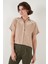 Dantelli Relaxed Fit Kısa Kollu Gömlek Bayan GÖMLEK 5865764 5
