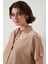 Dantelli Relaxed Fit Kısa Kollu Gömlek Bayan GÖMLEK 5865764 6