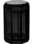 Cyrstal Bath Accessory Cotton Box Black 1