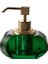 Cyrstal Bath Accessory Soap Dispenser Green Gold Color 80 ml 1