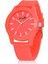 Silikon Kordon Unisex Bay-Bayan Spor Kol Saati Fuşya Renk PL-1510B6X 2
