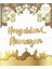 Siyah Gold Lüks Hoşgeldin Ramazan Temalı Stickerlı Ledli Süsleme Seti (Paket:1) 5