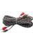 2rca-2rca 5metre Oto Amfi Kablosu Silikonlu 2