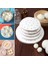 20CM Tarzı Yuvarlak Bambu Buharlı Kağıt Hava Fritözü Buharlı Tabaklar Delikli Ahşap Hamuru Kağıtları Yapışmaz Buharlı Mat Mantı Pişirme Matı (Yurt Dışından) 4