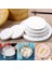 18CM Tarzı Yuvarlak Bambu Buharlı Kağıt Hava Fritözü Buharlı Tabaklar Delikli Ahşap Hamuru Kağıtları Yapışmaz Buharlı Mat Mantı Pişirme Matı (Yurt Dışından) 5