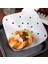 20CM Tarzı Kare Air Fryer Kağıt Pişirme Levhaları Delikli Pergament Kağıtlar Buhar Matı (Yurt Dışından) 4