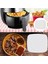 18X18CM Tarzı Hava Fritözü Buharlı Pişirme Kağıtları Premium Delikli Ağaç Selüloz Kağıtlar Anti Yapışkan Buhar Sepeti Mat Fırın Pişirme Araçları (Yurt Dışından) 3